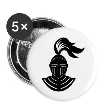 dark_knight_01 - Lot de 5 petits badges (25 mm) - blanc - Devant