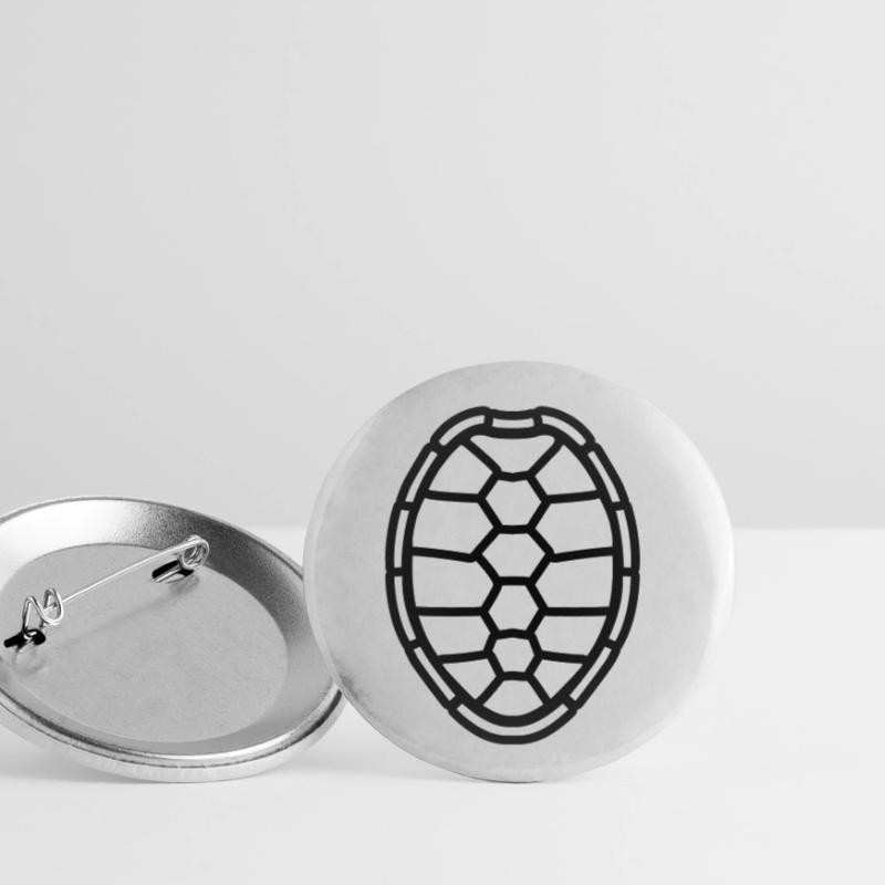 pattern turtle shell design logo comic cartoon tur Buttons small 1''/25 mm (5-pack)