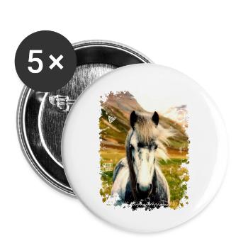PFERD - Buttons klein 25 mm (5er Pack) - Weiß - Vorne