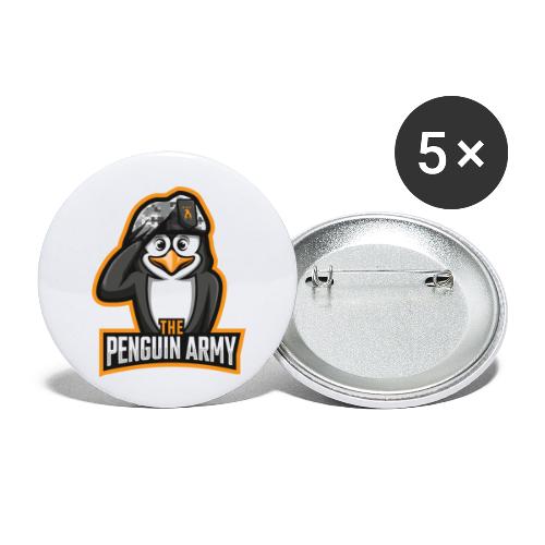 The Penguin Army Logo - Buttons klein 25 mm (5er Pack)