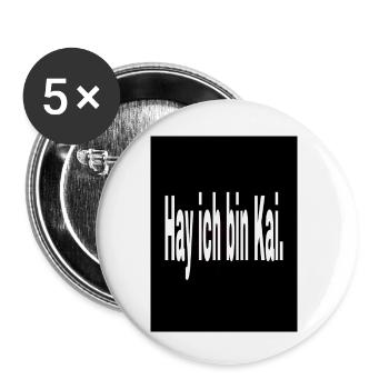 Hay Kai - Buttons klein 25 mm (5er Pack) - Weiß - Vorne