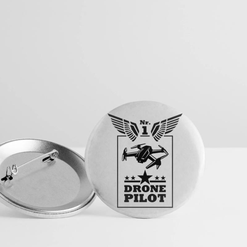 Dronen Pilot No.1 Buttons small 1''/25 mm (5-pack)