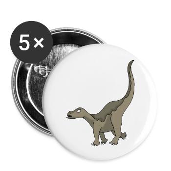 Dino 21 - Buttons small 1''/25 mm (5-pack) - white - Front