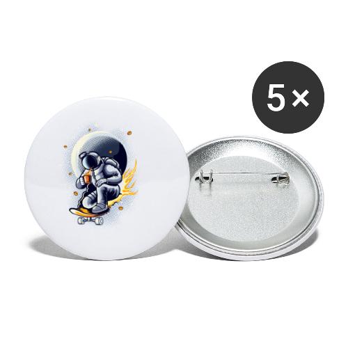 Cafe Skater - Buttons klein 25 mm (5er Pack)