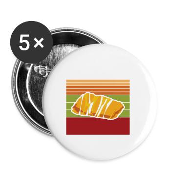 Beautiful Chicken Nugget - Buttons small 1''/25 mm (5-pack) - white - Front
