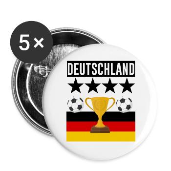 Germany - Buttons small 1''/25 mm (5-pack) - white - Front