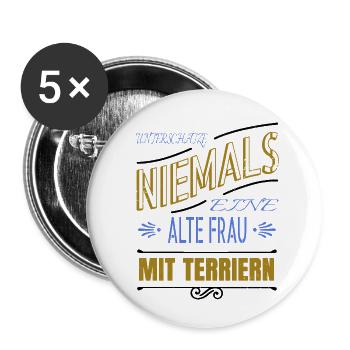 enkelkinder 2018 lustig enkelin witzig frauen - Buttons klein 25 mm (5er Pack) - Weiß - Vorne