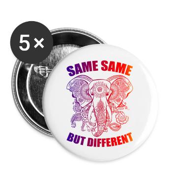 SameSame but Different Thailand Shirt - Buttons small 1''/25 mm (5-pack) - white - Front