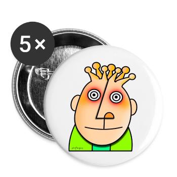 Vous sentez-vous parfois différent aussi ? - Lot de 5 petits badges (25 mm) - blanc - Devant