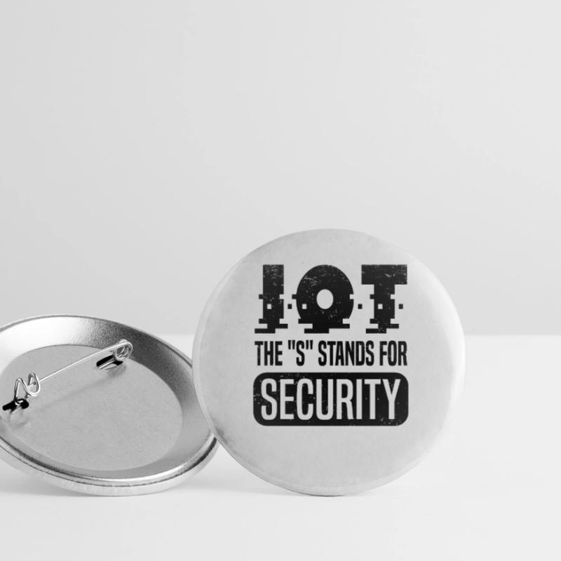 Internet Des Objets IOT Programmeur Admin IT Lot de 5 petits badges (25 mm)