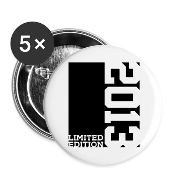 LIMITED EDITION 2013 13TH BIRTHDAY - Buttons small 1''/25 mm (5-pack) - white - Front