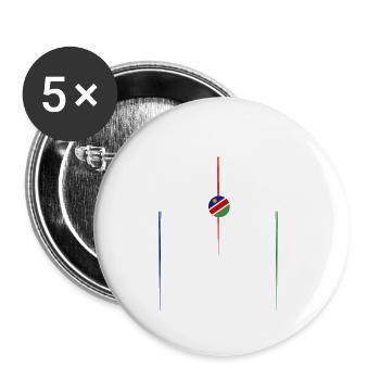 Namibia Airlines - Buttons small 1''/25 mm (5-pack) - white - Front
