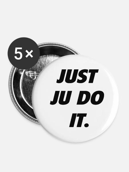 MACH ES EINFACH. - Buttons klein 25 mm (5er Pack) - Weiß