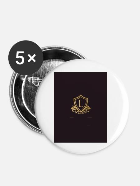 Das Wappen - Buttons klein 25 mm (5er Pack) - Weiß
