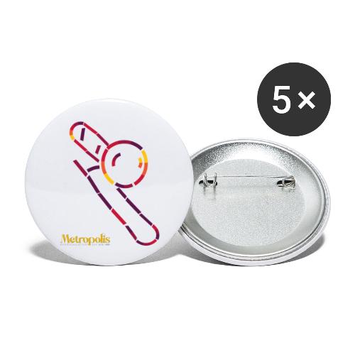 Trombone - Buttons klein 25 mm (5-pack)