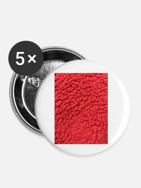 Mein Design - Buttons klein 25 mm (5er Pack) - Weiß