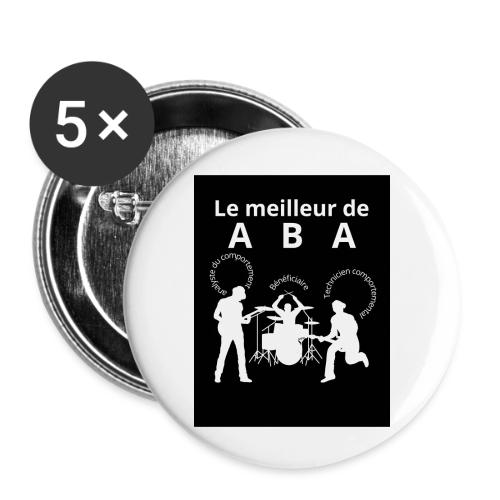 Le meilleur de ABA - Lot de 5 petits badges (25 mm)