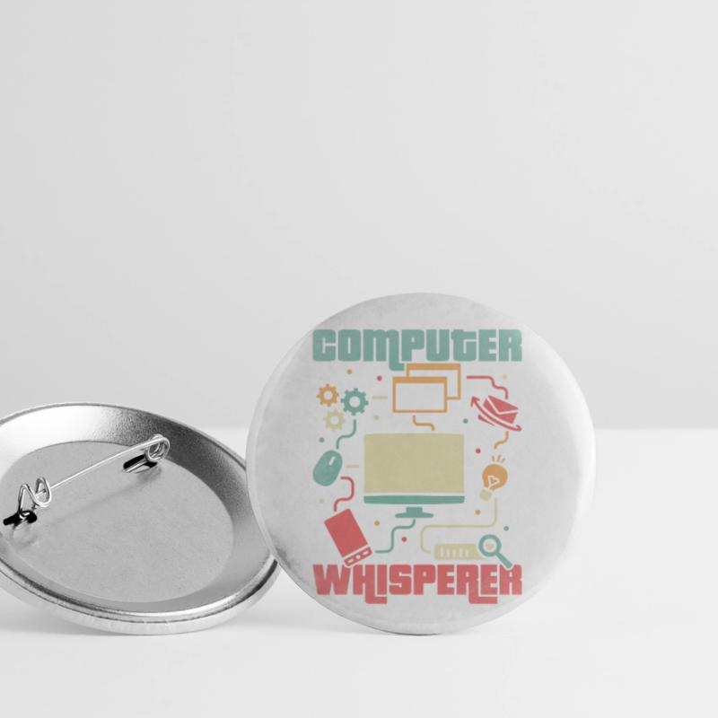 Don't Worry I'm From Tech Support IT Sysadmin Comp Buttons klein 25 mm (5er Pack)