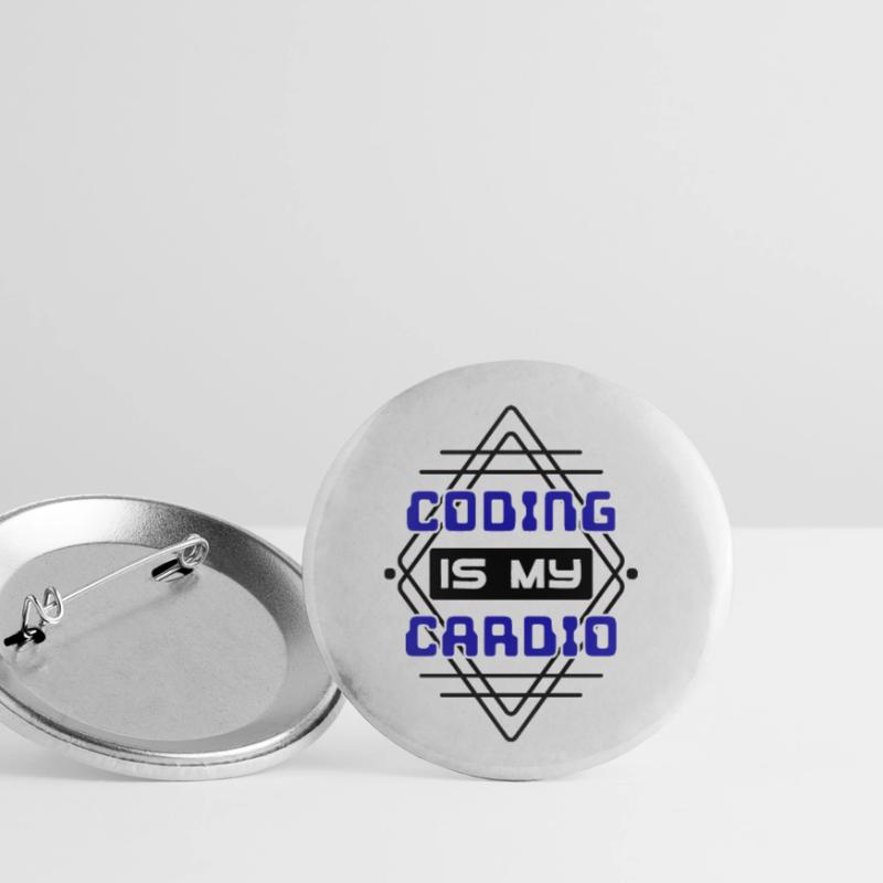 Cool Saying Developer Coden Programmer Code Buttons small 1''/25 mm (5-pack)