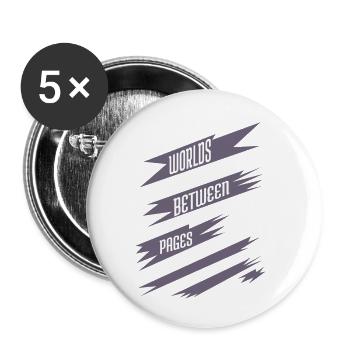 Présenter des critiques de livres Escapade mentale - Lot de 5 petits badges (25 mm) - blanc - Devant