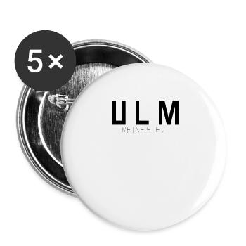 Ulm My City - Buttons small 1''/25 mm (5-pack) - white - Front