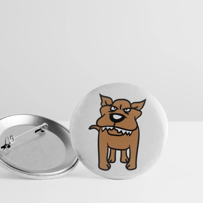Dog, Monster, Evil, , Wolf, Sharp Teeth Buttons small 1''/25 mm (5-pack)