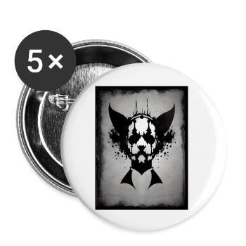 My Friend Jasper - Buttons small 1''/25 mm (5-pack) - white - Front
