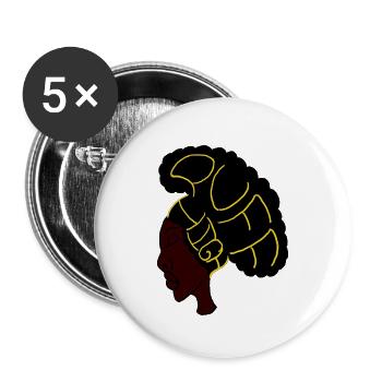 High Puff - Buttons small 1''/25 mm (5-pack) - white - Front