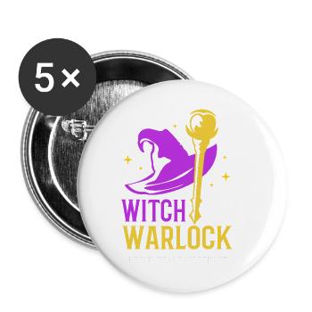Révélation du sexe d’Halloween - Lot de 5 petits badges (25 mm) - blanc - Devant