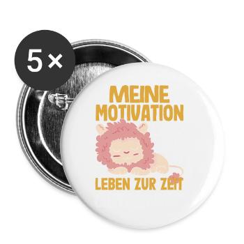 My motivation and I - currently separated - Buttons small 1''/25 mm (5-pack) - white - Front