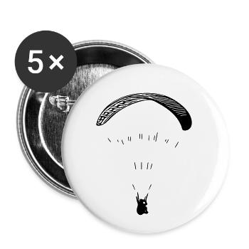 paraglider - Buttons small 1''/25 mm (5-pack) - white - Front