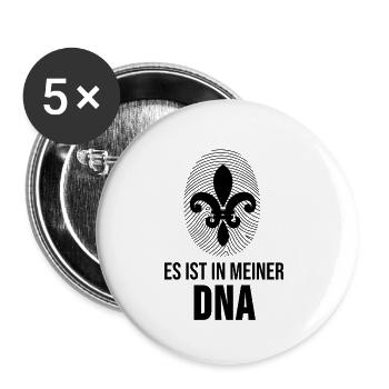 Boy Scout Camping tents DNA gift - Buttons small 1''/25 mm (5-pack) - white - Front