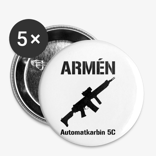 ARMÈN - Ak 5C - Små knappar 25 mm (5-pack)