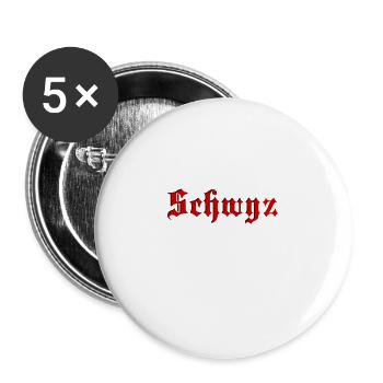 Kanton Schwyz - Buttons klein 25 mm (5er Pack) - Weiß - Vorne