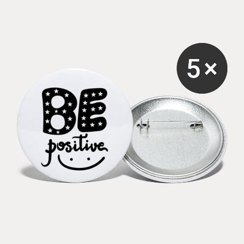 Be positive - Buttons klein 25 mm (5er Pack)