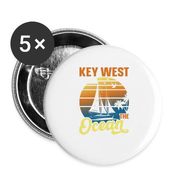 Nautical Sailing Terms Boat Sailing, Sailing Hobby - Buttons small 1''/25 mm (5-pack) - white - Front