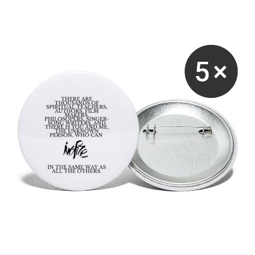Inspire - Buttons klein 25 mm (5er Pack)