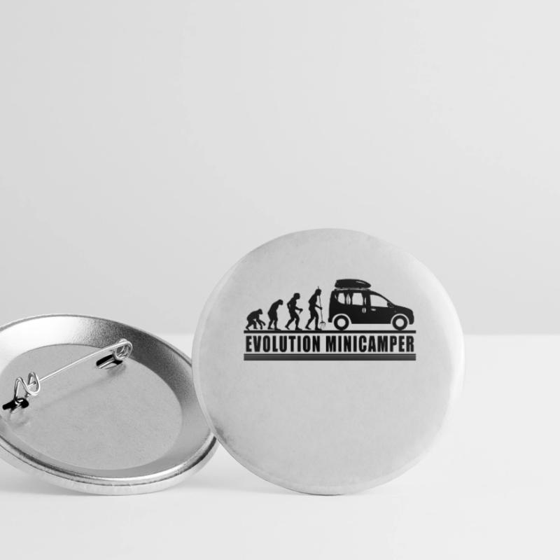 Evolution Minicamper Camping-Camper Microcamper Buttons klein 25 mm (5er Pack)