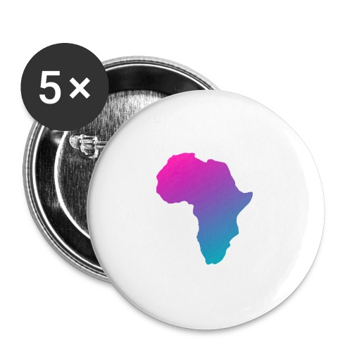 afrikanska logga 2 - Små knappar 25 mm (5-pack)