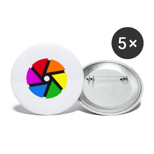 Shop Logo - Buttons klein 25 mm (5er Pack)