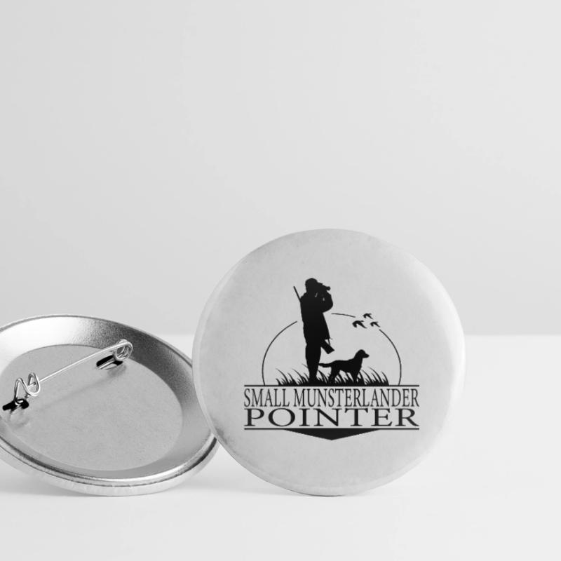 SMALL MUNSTERLANDER POINTER Jagdhunde Wilsigns Buttons klein 25 mm (5er Pack)