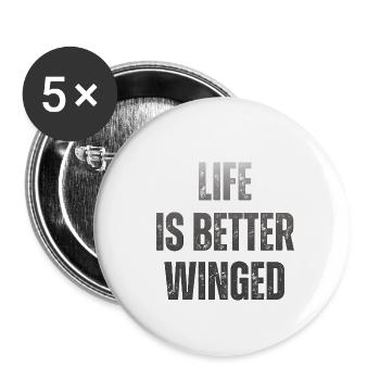 Wing Foil Wingsurfing Foil Wing - Buttons small 1''/25 mm (5-pack) - white - Front