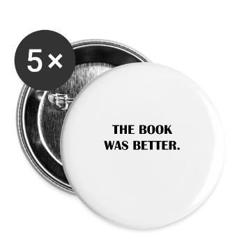 Livre > Film Hoodie - Lot de 5 petits badges (25 mm) - blanc - Devant