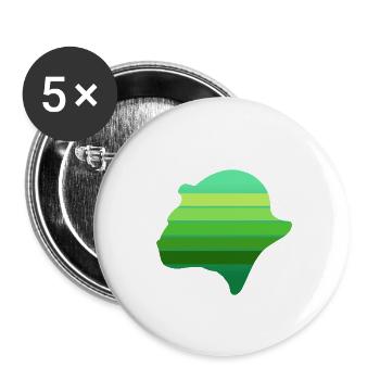 Fond profil N°2 - Lot de 5 petits badges (25 mm) - blanc - Devant