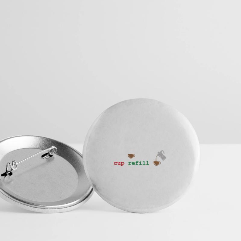 Programmer Gift Coffee Caffeine Code Code Buttons small 1''/25 mm (5-pack)