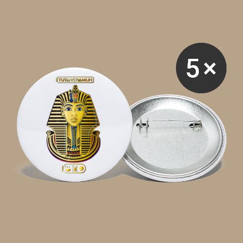 Tutanchamun I Goldmaske I Ägypten - Buttons klein 25 mm (5er Pack)
