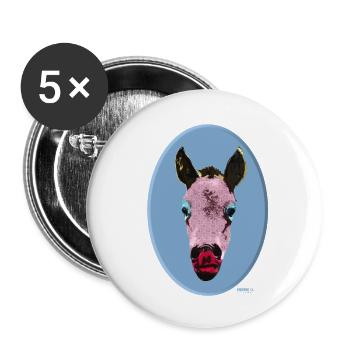 Rainy goes Marilyn - Buttons small 1''/25 mm (5-pack) - white - Front