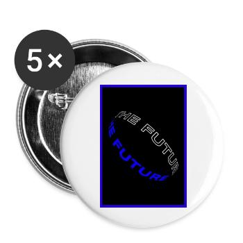 The Future - Lot de 5 petits badges (25 mm) - blanc - Devant