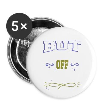 sayings birthday present idea hacker fans happy - Buttons klein 25 mm (5er Pack) - Weiß - Vorne