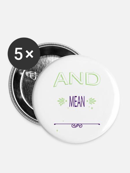 programming computer scientist happy - Buttons klein 25 mm (5er Pack) - Weiß
